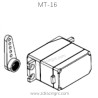 ZD RACING MT-16 RC Truck Parts 20G Fully waterproof metal Gear Servo 16071