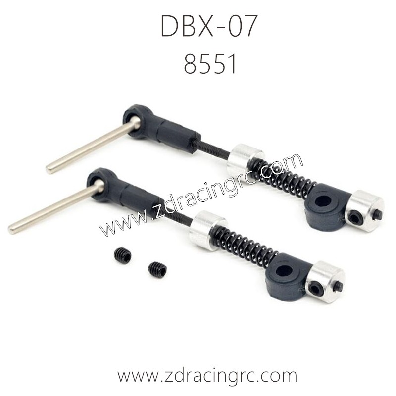 ZD RACING DBX-07 1/7 Parts 8551 Brake Rods and Throttle Rods