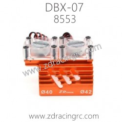 ZD RACING DBX-07 1/7 Parts 8553 Motor Heat sink 40X42