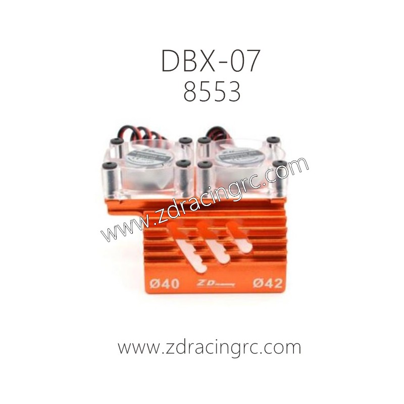 ZD RACING DBX-07 1/7 Parts 8553 Motor Heat sink 40X42