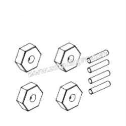 ZD RACING BX-12 RC Car Parts 16041 Hexagonal Adapter