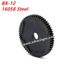 ZD RACING BX12 1/12 RC Car Parts 16058 Steel Reduction large Spur Gear