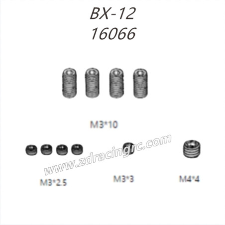 ZD RACING BX12 RC Buggy Parts 16066 Machine-Screw