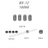 ZD RACING BX12 RC Buggy Parts 16066 Machine-Screw