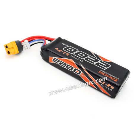 ZD RACING BX12 RC Buggy Parts 16074 11.1V 2200mAm Lipo Battery ZD RACING BX12 RC Buggy Parts 16074 11.1V 2200mAm Lipo Battery