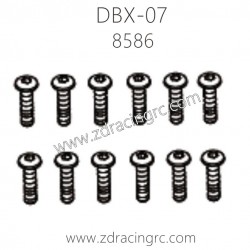 ZD RACING DBX-07 1/7 Parts 8586 Button Head Screws M4X16 12PCS