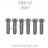 ZD RACING DBX-07 1/7 Parts 8587 Flat Head Screws M4X30 6PCS