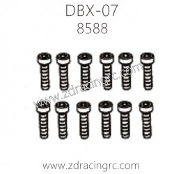 ZD RACING DBX-07 1/7 Parts 8588 Cap Screws M4X16 12PCS