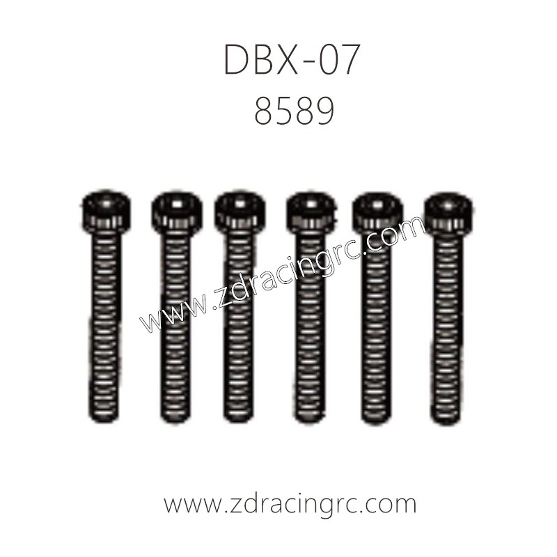 ZD RACING DBX-07 1/7 Parts 8589 Cap Screws M4X35 6PCS
