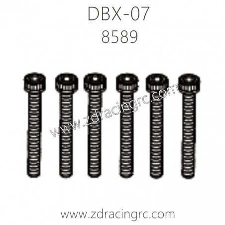 ZD RACING DBX-07 1/7 Parts 8589 Cap Screws M4X35 6PCS ZD RACING DBX-07 1/7 Parts 8589 Cap Screws M4X35 6PCS