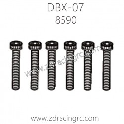 ZD RACING DBX-07 1/7 Parts 8590 Cap Screws M4X45 6PCS