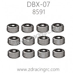 ZD RACING DBX-07 1/7 Parts 8591 Set Screws M6X5 9PCS