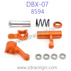 ZD RACING DBX-07 Upgrade Parts 8594 Aluminum alloy Steering set