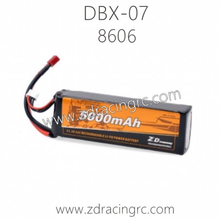ZD RACING DBX-07 1/7 4WD Parts 8606 11.1V 5000MAH 35C li-po Battery