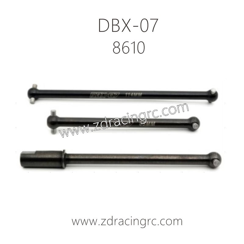 ZD RACING DBX-07 1/7 4WD Parts 8610 Center Drive Shaft