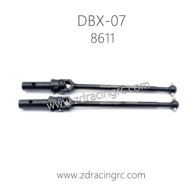 ZD RACING DBX-07 1/7 4WD Parts 8611 Front CVD