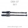 ZD RACING DBX-07 1/7 4WD Parts 8611 Front CVD