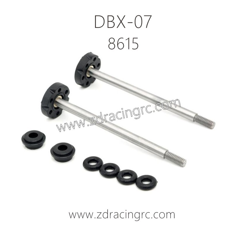ZD RACING DBX-07 1/7 4WD Parts 8615 Front Shock Absorbers Shafts