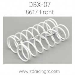 ZD RACING DBX-07 1/7 4WD Parts 8617 Front Shock Absorbers Springs