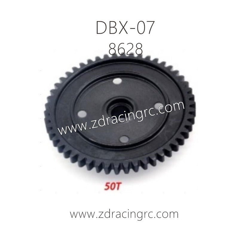 ZD RACING DBX-07 Parts 8628 Center Diff Spur Gear 50T