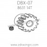 ZD RACING DBX-07 Parts 8631 Motor Gear