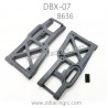 ZD RACING DBX-07 Parts 8636 Reinforced Rear Lower Arm