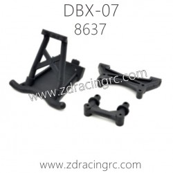 ZD RACING DBX-07 Parts 8637 Front Bumper and Body post set