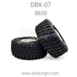 ZD RACING DBX-07 Parts 8639 Tire With Foam Insert