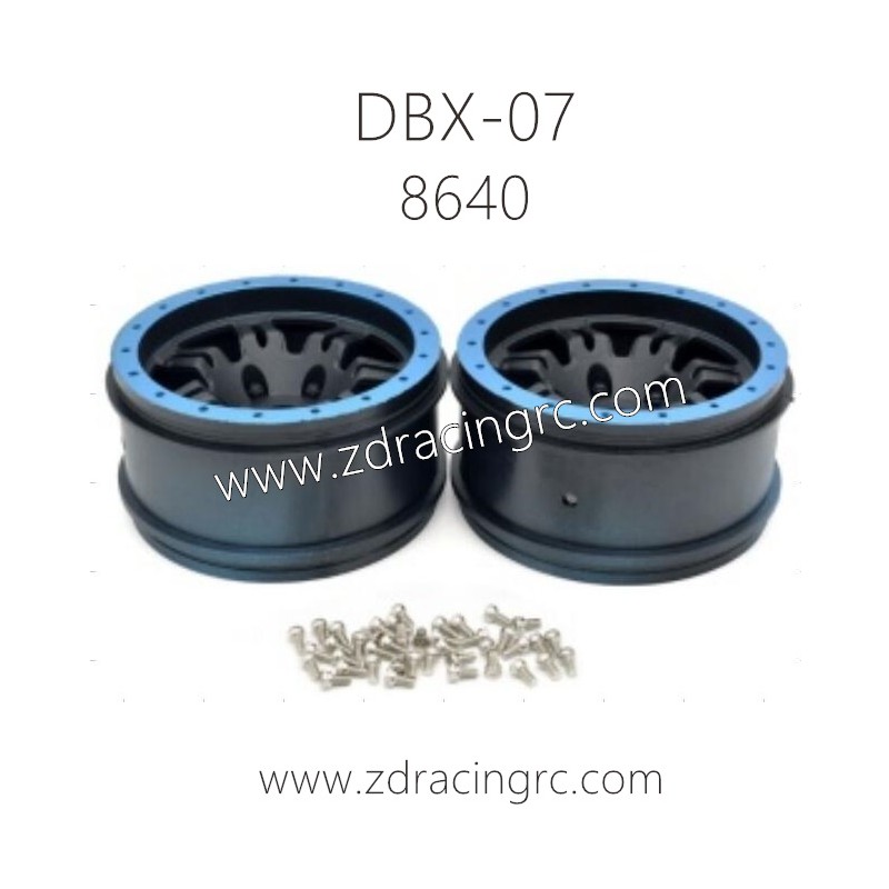 ZD RACING DBX-07 Parts 8640 Wheel Blue