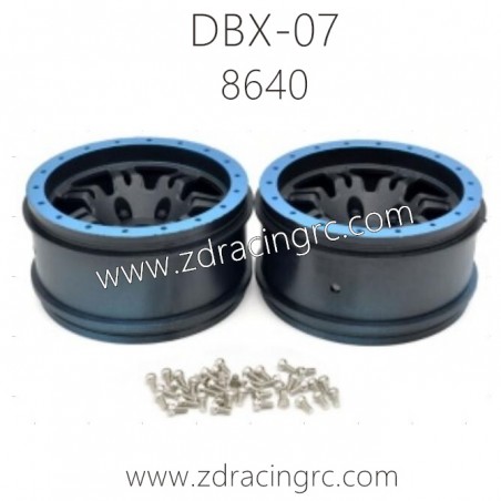 ZD RACING DBX-07 Parts 8640 Wheel Blue
