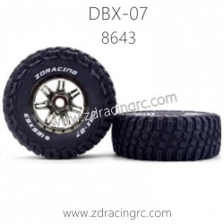 ZD RACING DBX-07 Parts 8643 Tires assembly