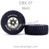 ZD RACING DBX-07 Parts 8643 Tires assembly