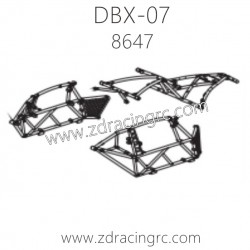 ZD RACING DBX-07 Parts 8647 To Protect the Rack