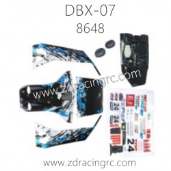 ZD RACING DBX-07 Parts 8649 Body shell