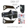 ZD RACING DBX-07 Parts 8649 Body shell