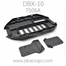 ZD RACING DBX 10 Parts Front Rear Bottom Plate 7506A