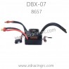 ZD RACING DBX-07 Parts 8657-150A Brushless ESC with dual battery interface