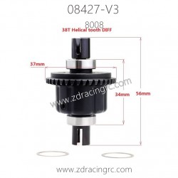 ZD RACING 08427 V3 Parts 8008 Differential