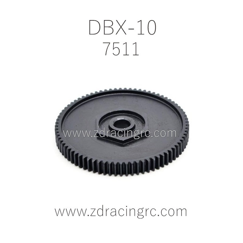 ZD RACING DBX 10 Parts Steel Reduction Gear 77T