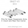 ZD RACING 08427 V3 Parts 8055 Pins for Upper Suspension Arms and C-mount Carrier
