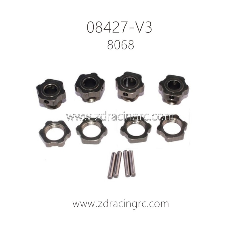 ZD RACING 08427 V3 Parts 8068 Hex Wheel Hub Mounts