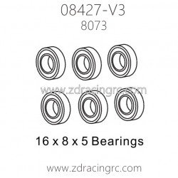 ZD RACING 08427 V3 Parts 8073 16X8X5 Bearings