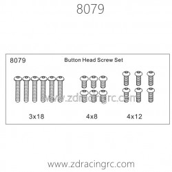 8079 Button Head Screw Set for ZD Racing RC Car