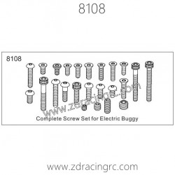 8108 Complete Screw Set for ZD Racing RC Car