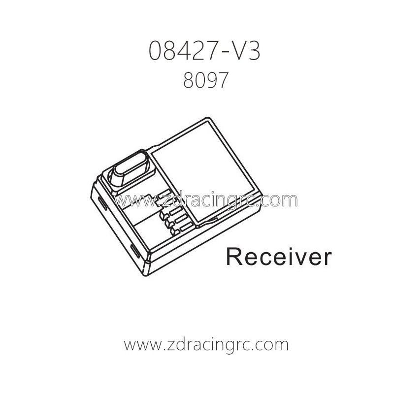 ZD Racing 08427 V3 Parts 8097 Receiver