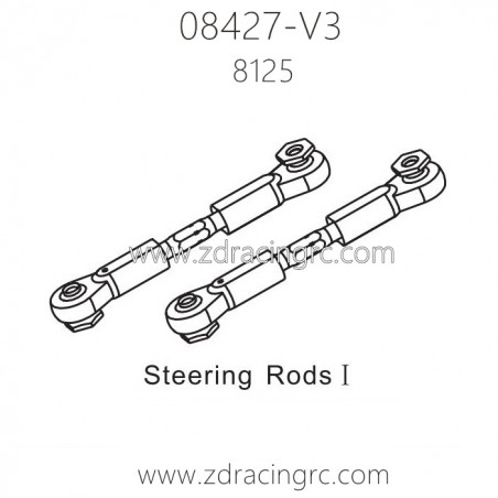 ZD Racing 08427 V3 Parts 8125-Steering Rods I
