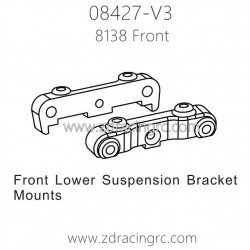 ZD Racing 08427 V3 Parts 8138 Front Lower Suspension Bracket Mounts