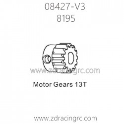 ZD Racing 08427-V3 8195 Motor Gears 12T