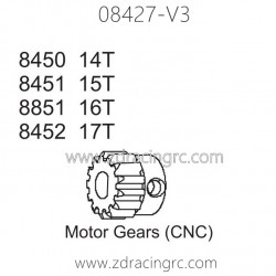ZD Racing 08427-V3 Parts 8450 Upgrade Motor Gear CNC