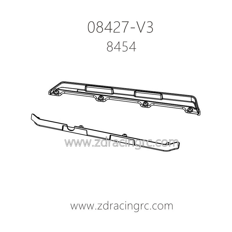 ZD Racing 08427-V3 Parts 8454 Side Plates